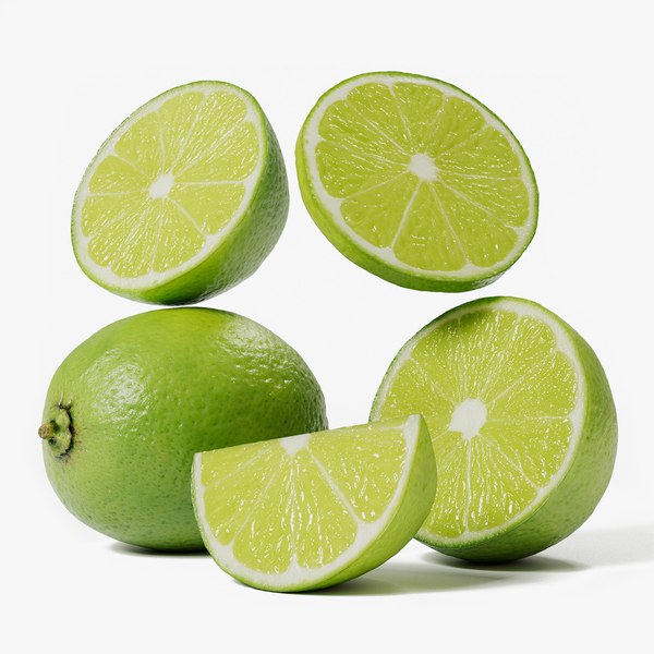 lime fruit 3d max