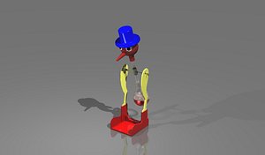 Drinking bird desktop toy