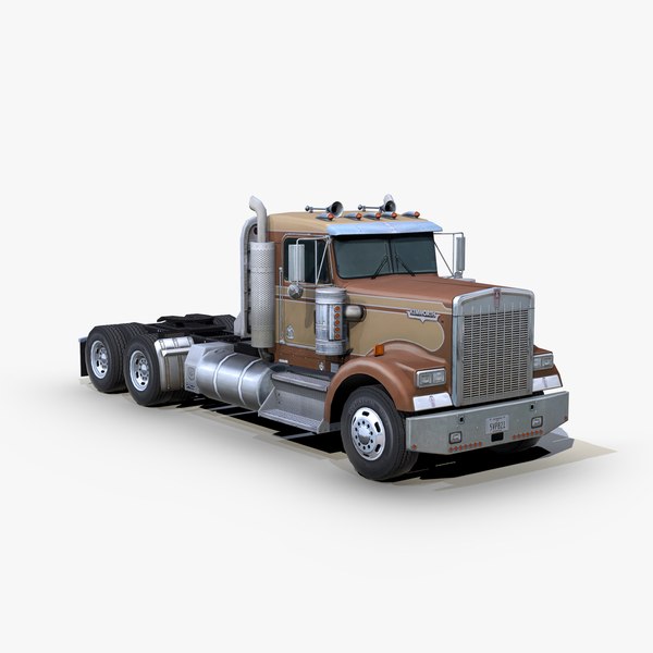 w900 semi truck 3D