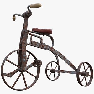 3D Old tricycle model