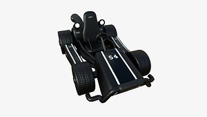 Cartoon Kart I09 Black - Vehicle Racing Design 3D