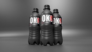 3D bottle adrenaline water