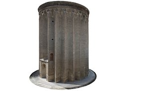 Low-poly High-Resolution Historical Tower