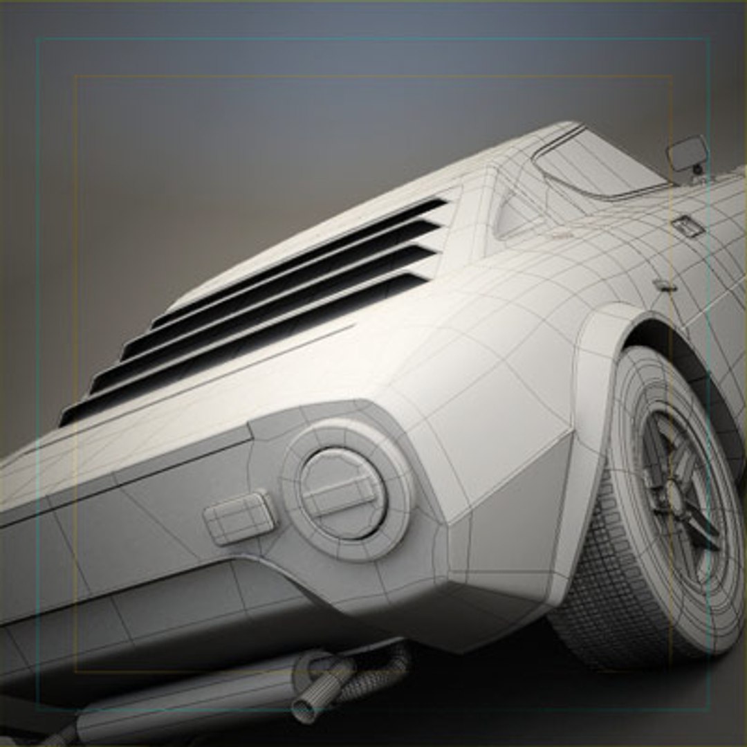 Lancia Stratos 3d Model