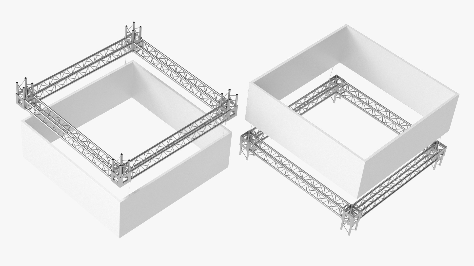 Truss System 3D Model - TurboSquid 2268839