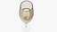 3D champagne flute wine glass model