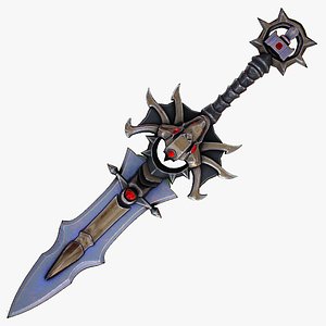 Fantasy Sword 6 3D Model model