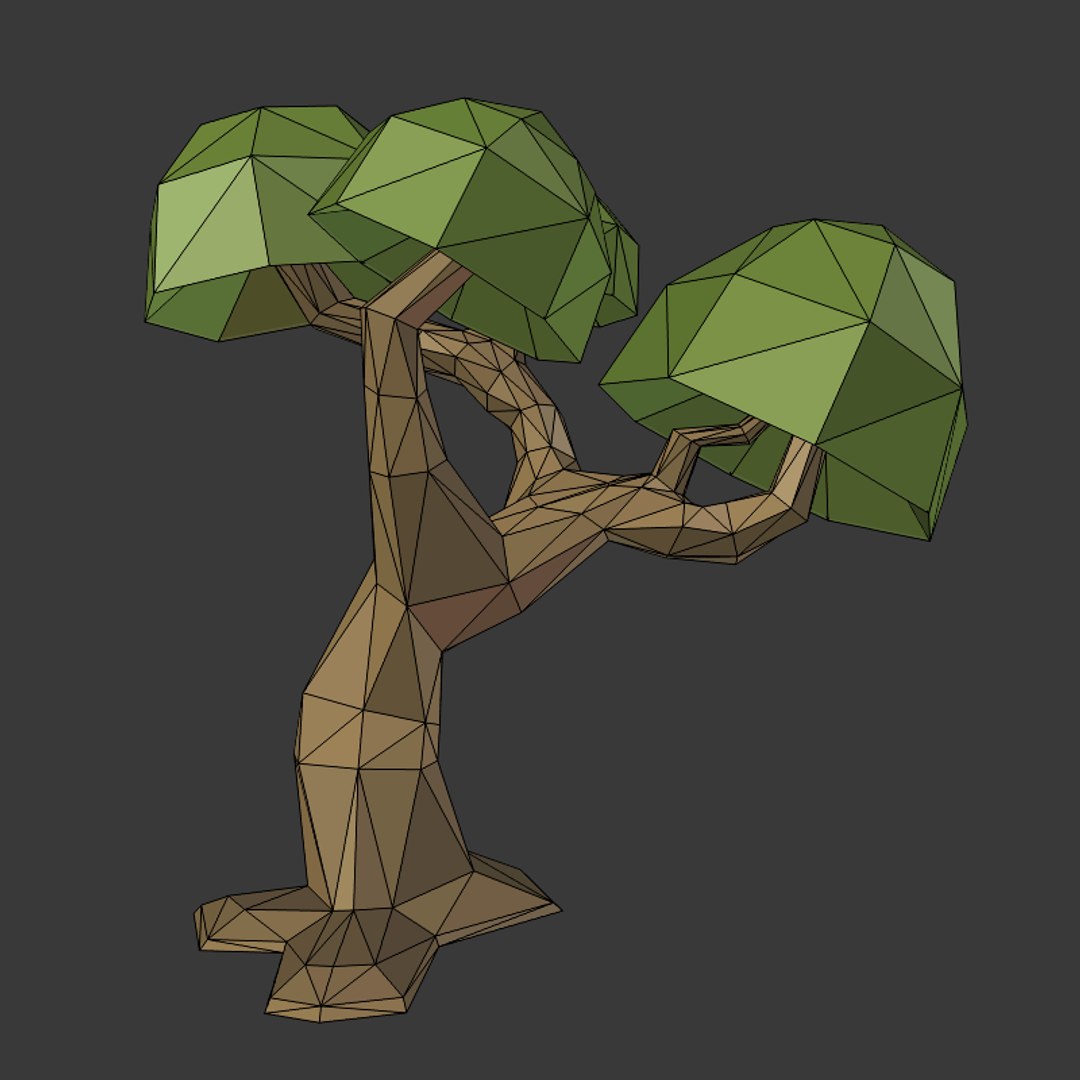 Cartoon Tree 3ds