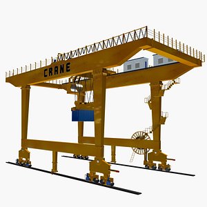 Gantry crane 3D