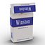 Cigarettes Winston 3D Models Collection