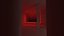 liminal space industrial empty room with a light