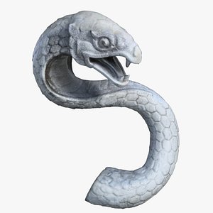 3dsmax thailand snake sculpture