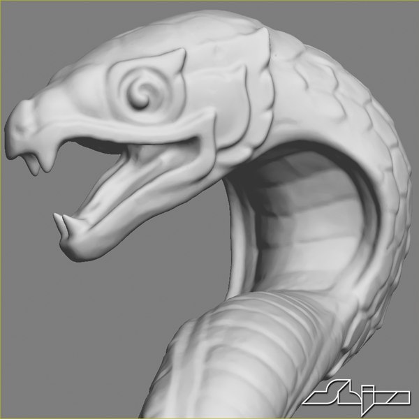 3dsmax thailand snake sculpture