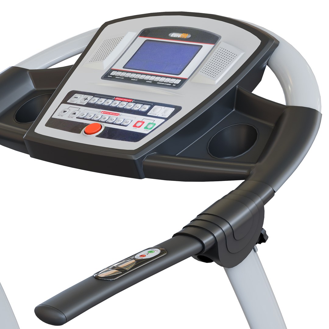 Treadmill Eurofit Pacifica Fitness Model - TurboSquid 1624244