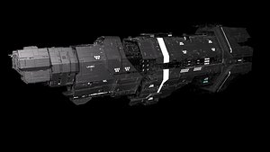 3D Marathon Class Heavy Cruiser model