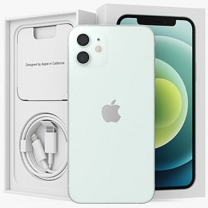 3D apple iphone 12 unboxed
