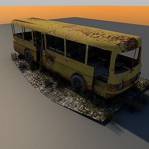 Mini bus First buses 3D Model $7 - .lwo - Free3D
