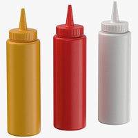 Condiment Bottles 01