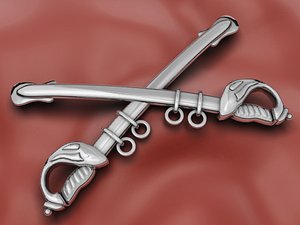 Cavalry Insignia (Chrome)