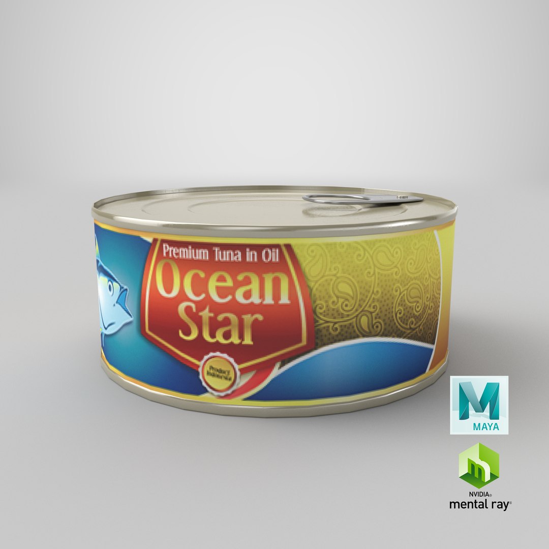 3D canned tuna https://p.turbosquid.com/ts-thumb/YL/ZBNbt4/8g9OEKzl/stemcell_maya_mental_ray_render/png/1600471116/1920x1080/fit_q87/96e82d9dfbef0ee005fa592119852ce3a474a2f9/stemcell_maya_mental_ray_render.jpg