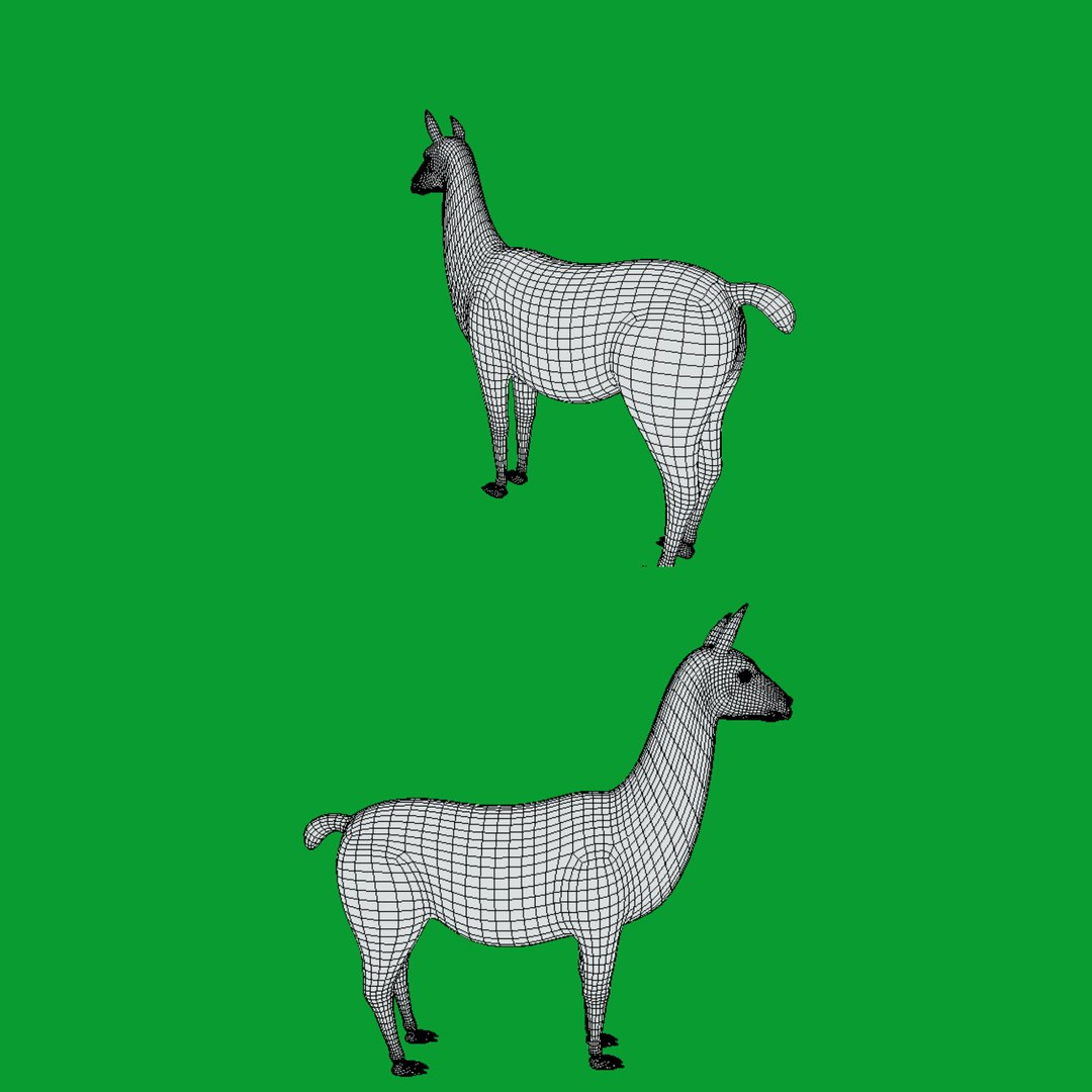 3D Guanaco https://p.turbosquid.com/ts-thumb/YL/c3qyTw/Bd/wire/png/1754178599/1920x1080/fit_q87/5b357650f2a3f42f2a97cf6118769a7dc80a6ebc/wire.jpg