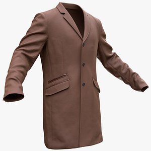 Coat 53 - All MH Bodies  UE5 Skeletons - Rigged 3D model