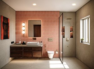 3D Master Bathroom