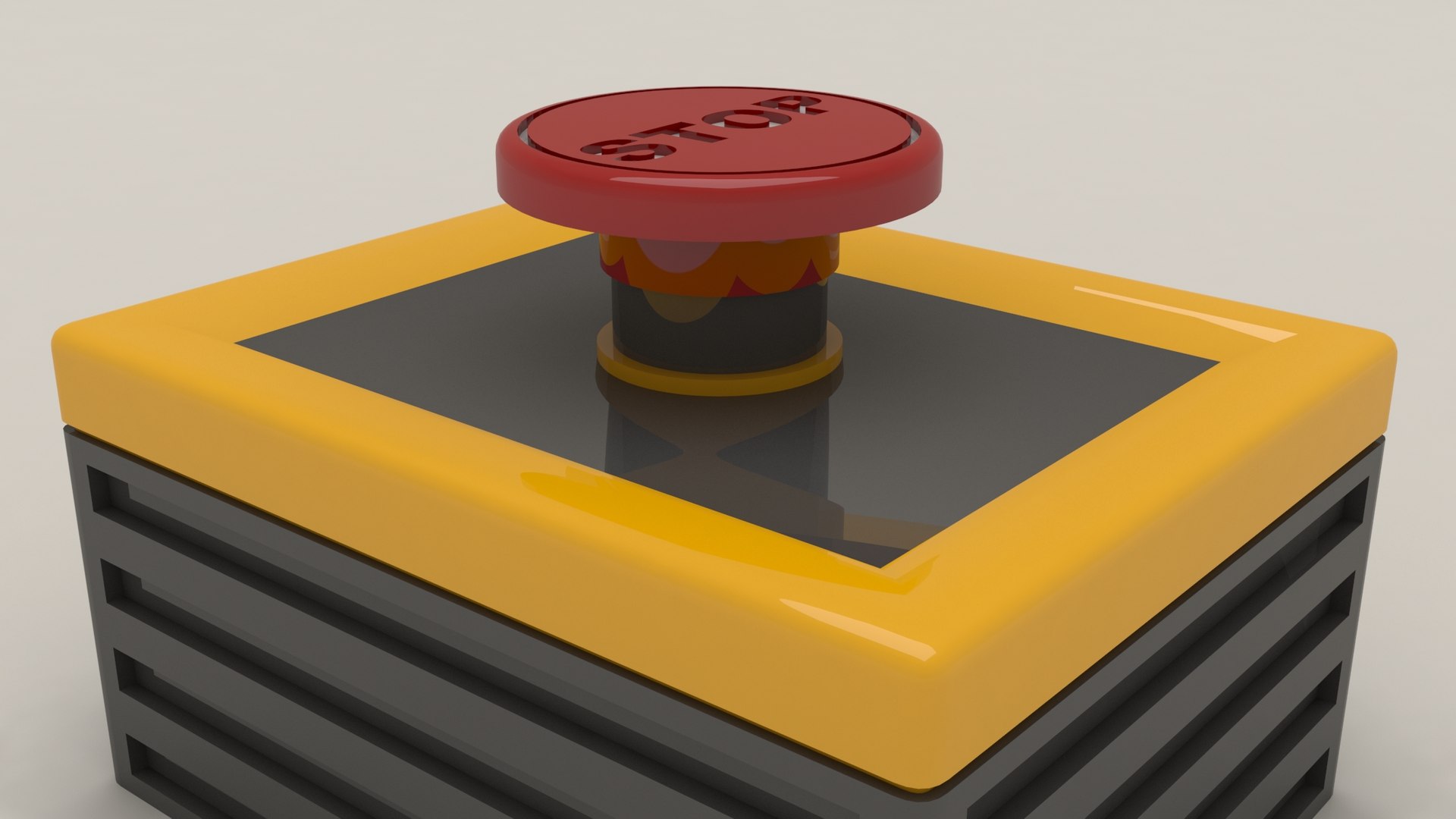 Emergency Panic Button 3D - TurboSquid 1538270