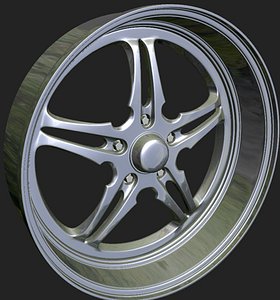 3d model of wheels rim