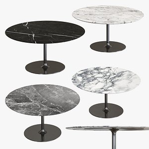 3D Minotti Oliver dining table model