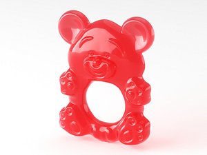 3D Baby Teether Bear