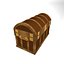 Pirates Chest strate sides with gold coins