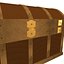 Pirates Chest strate sides with gold coins