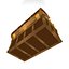 Pirates Chest strate sides with gold coins