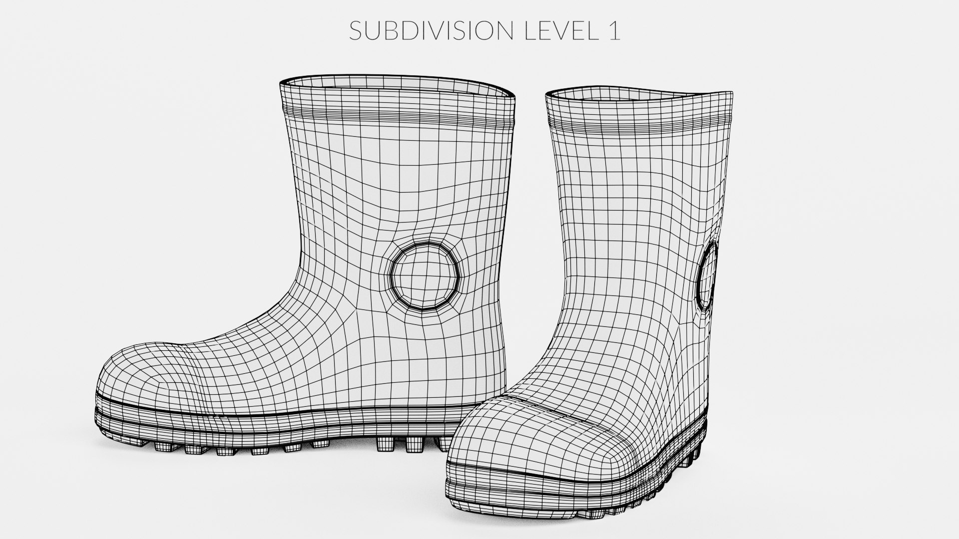 3D gum boots model - TurboSquid 1601754