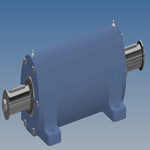 3D model PDN Two-bearing housings ; this is an test file.  The complete model catalog will be uploaded soon. 