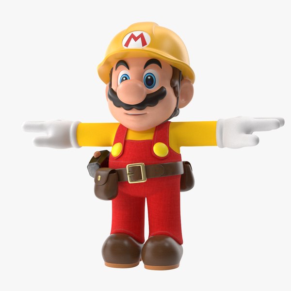 3D mario bros builder model