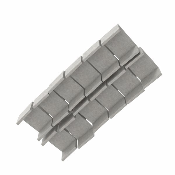 3D Stack Of Concrete Blocks model - TurboSquid 1991249