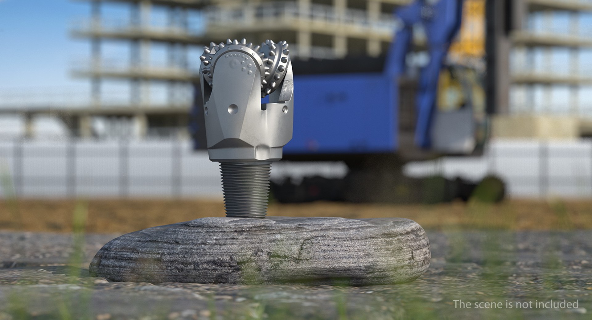 3D Model Mining Drill Bit - TurboSquid 1394289