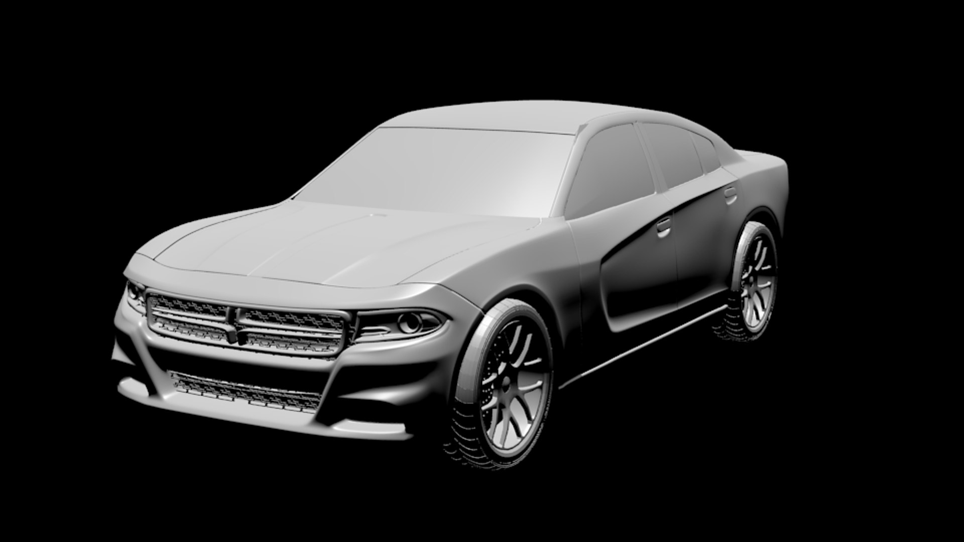 3d Model Dodge Charger