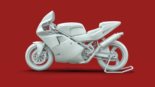 ドゥカティ888スーパーバイク3Dモデル - TurboSquid 1447705