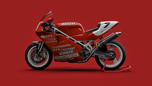 ducati 888 3D