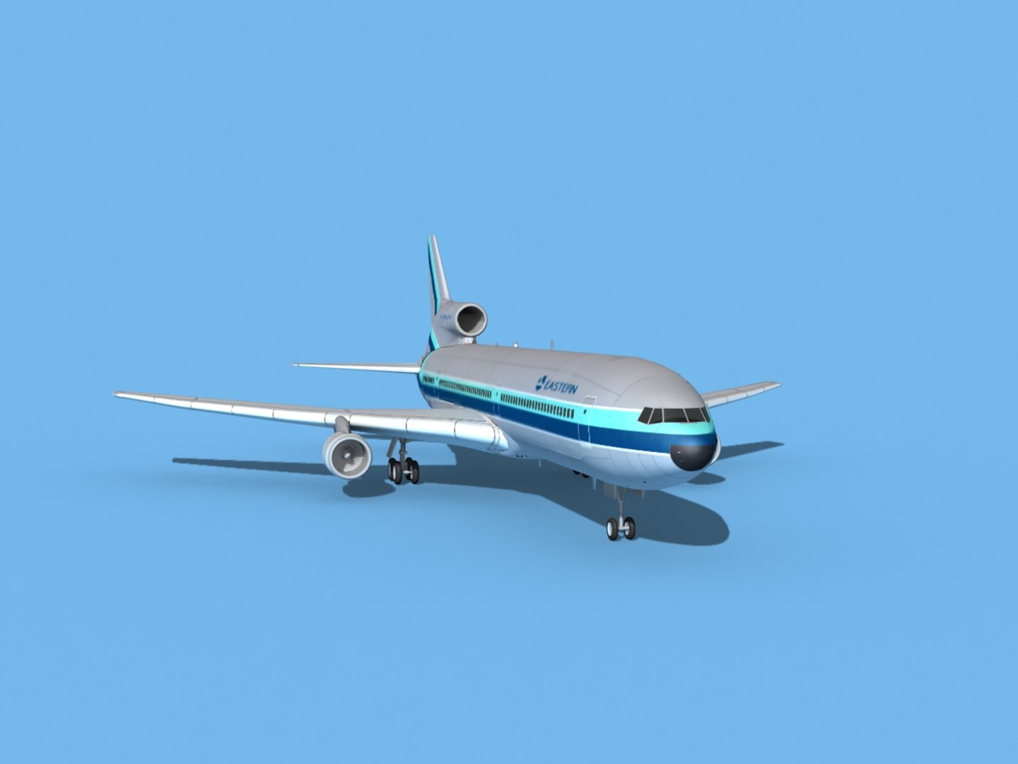 3D Lockheed L-1011-10 Airliner Model - TurboSquid 1488899