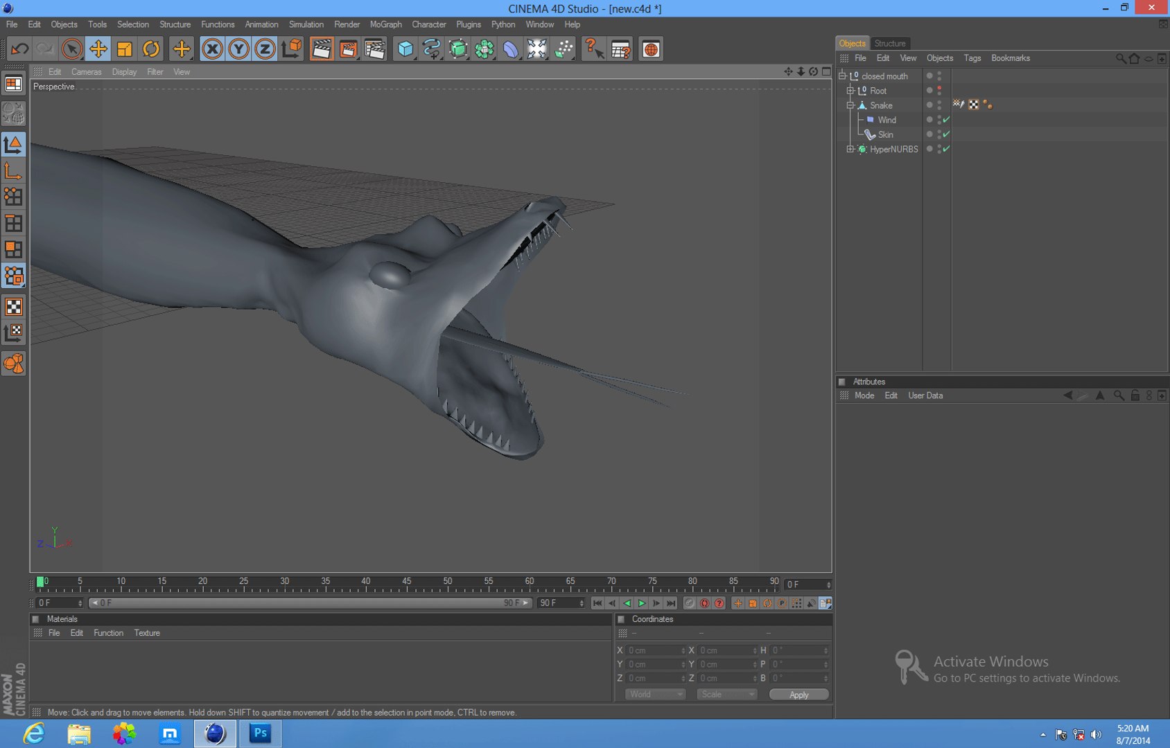 modelo 3d Modelo de serpiente - TurboSquid 840886