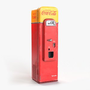 3D 1956 cocacola vending machine