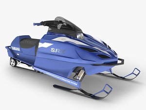 3D snowmobile snow