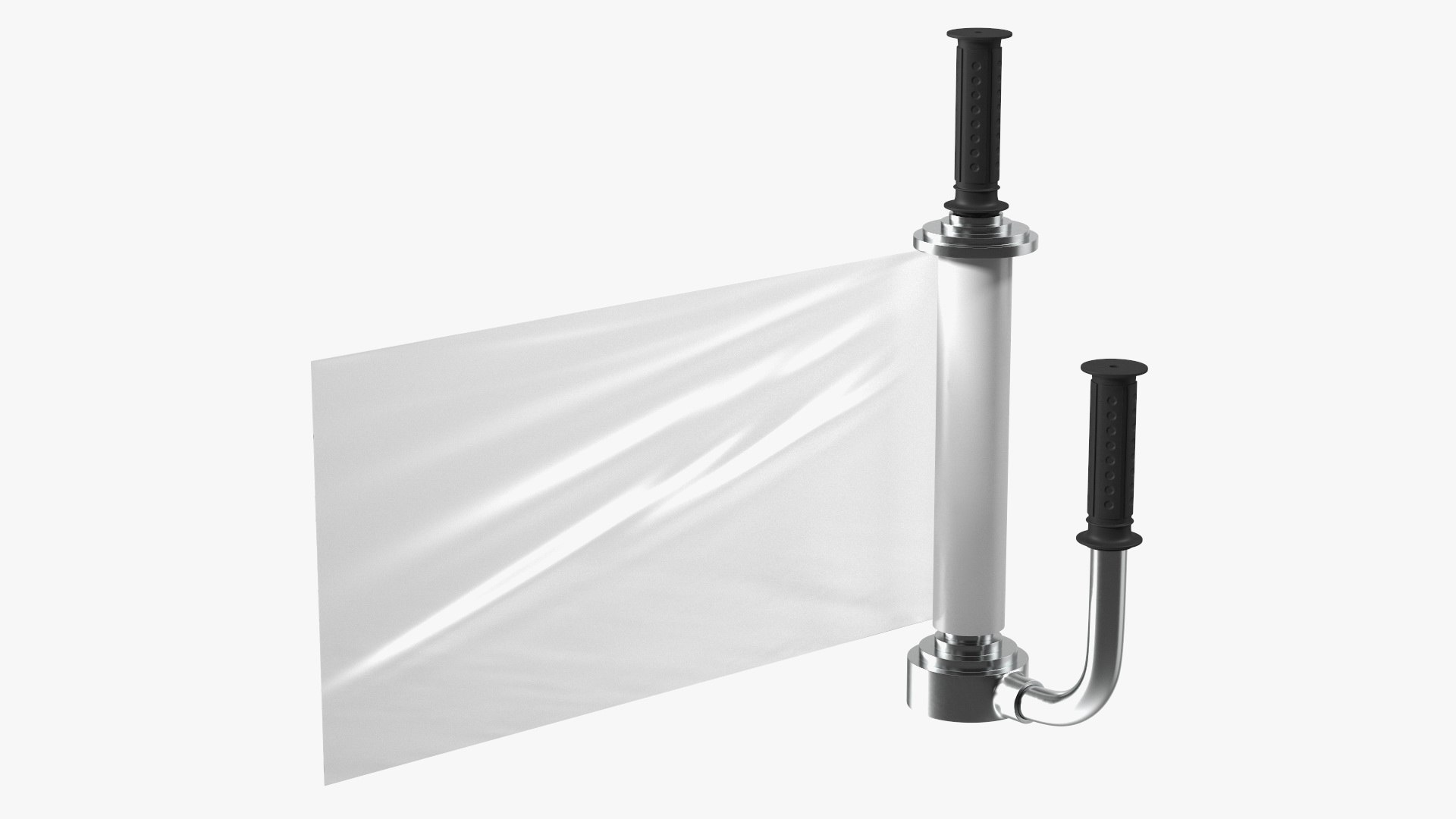 Packing Stretch Film With Dispenser 3D model preview