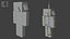 Modelo 3D de Piglin Zumbificado de Minecraft, pronto para jogos, 4K PBR