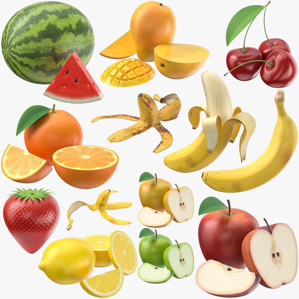 3D model Fruits Collection