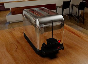 toaster mentalray bread obj